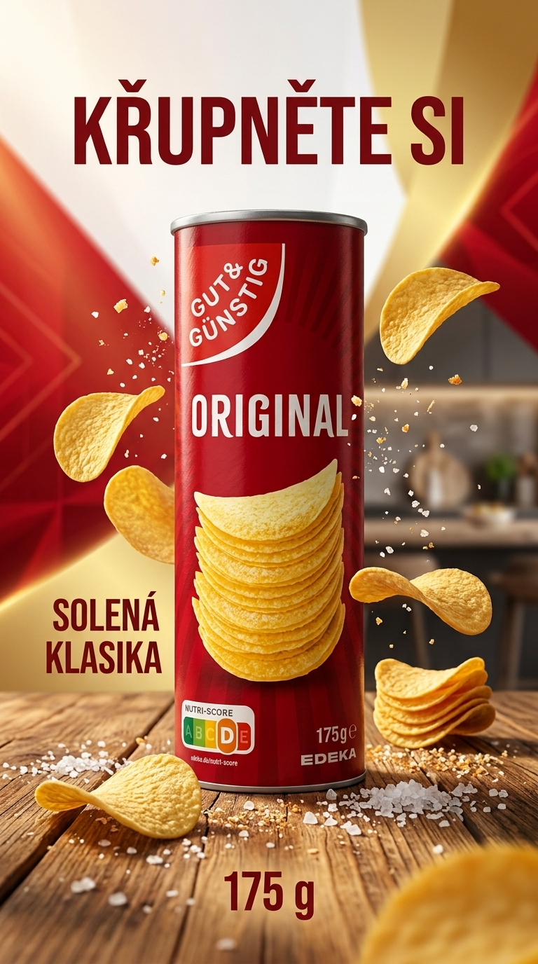 G&G Stapelchips Original solené 175 g - lifestyle poster