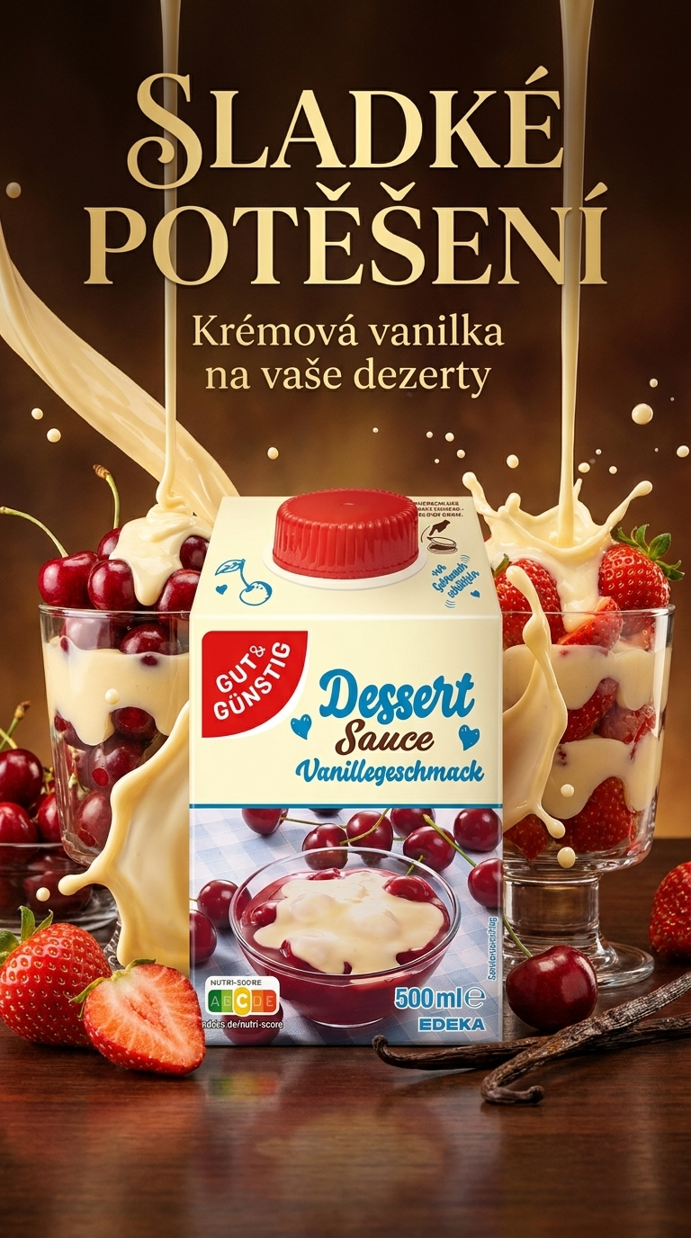G&G Desertní omáčka s příchutí vanilky - lifestyle poster
