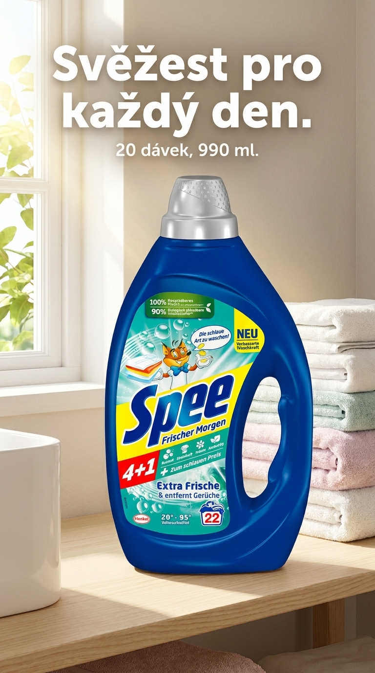 Spee prací gel Frischer Morgen - lifestyle poster