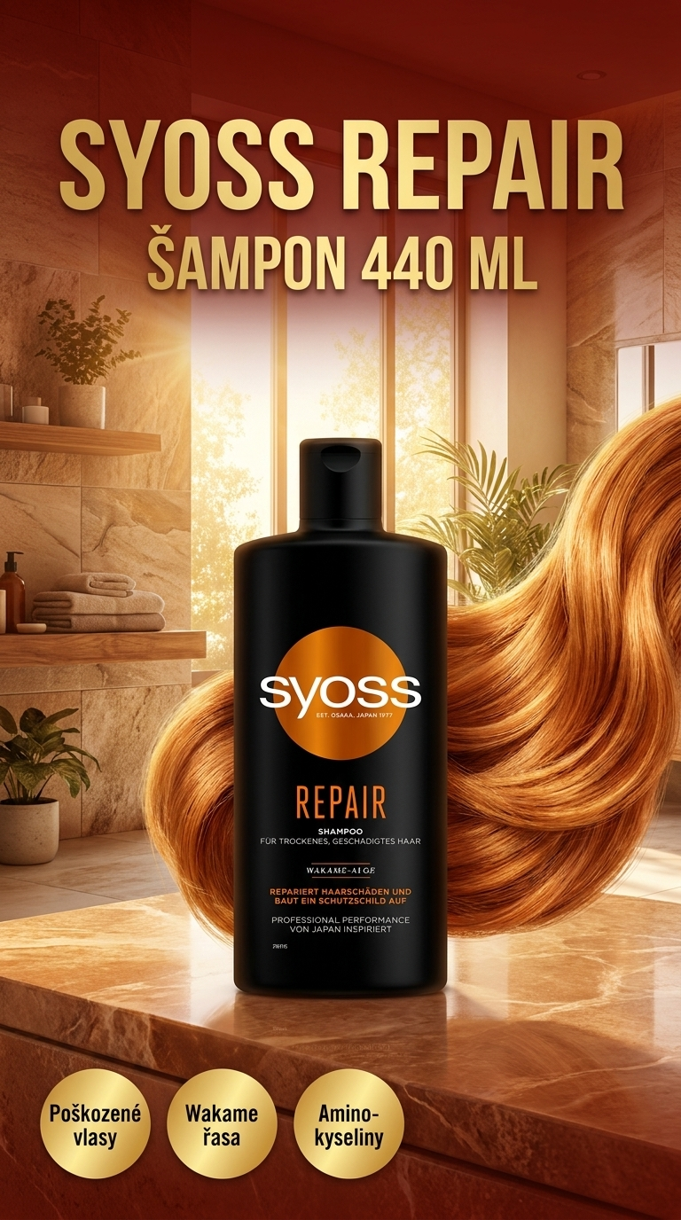 Syoss Repair šampon - lifestyle poster