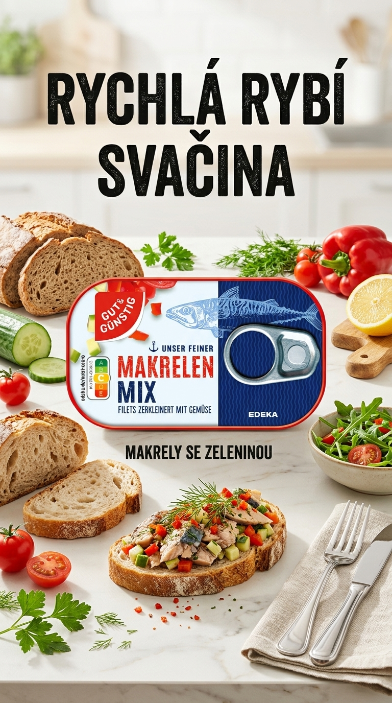 G&G Makrely mix se zeleninou - svačinový poster