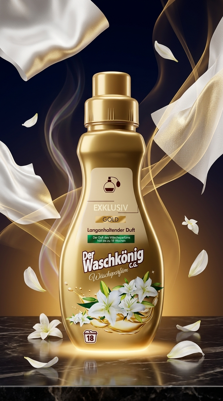 Waschkönig parfém na prádlo Gold - luxusní vůně pro vaše prádlo