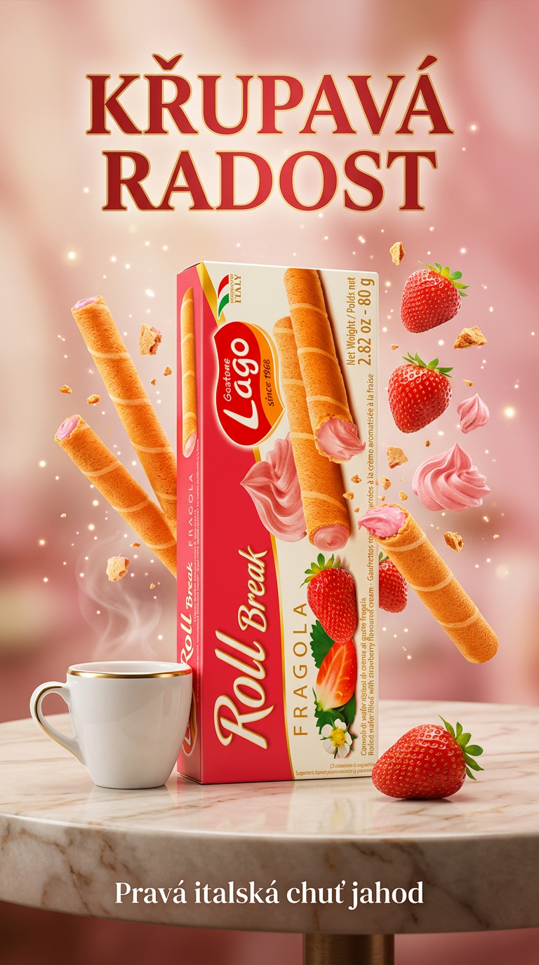Gastone Lago Roll Break jahoda - lifestyle poster