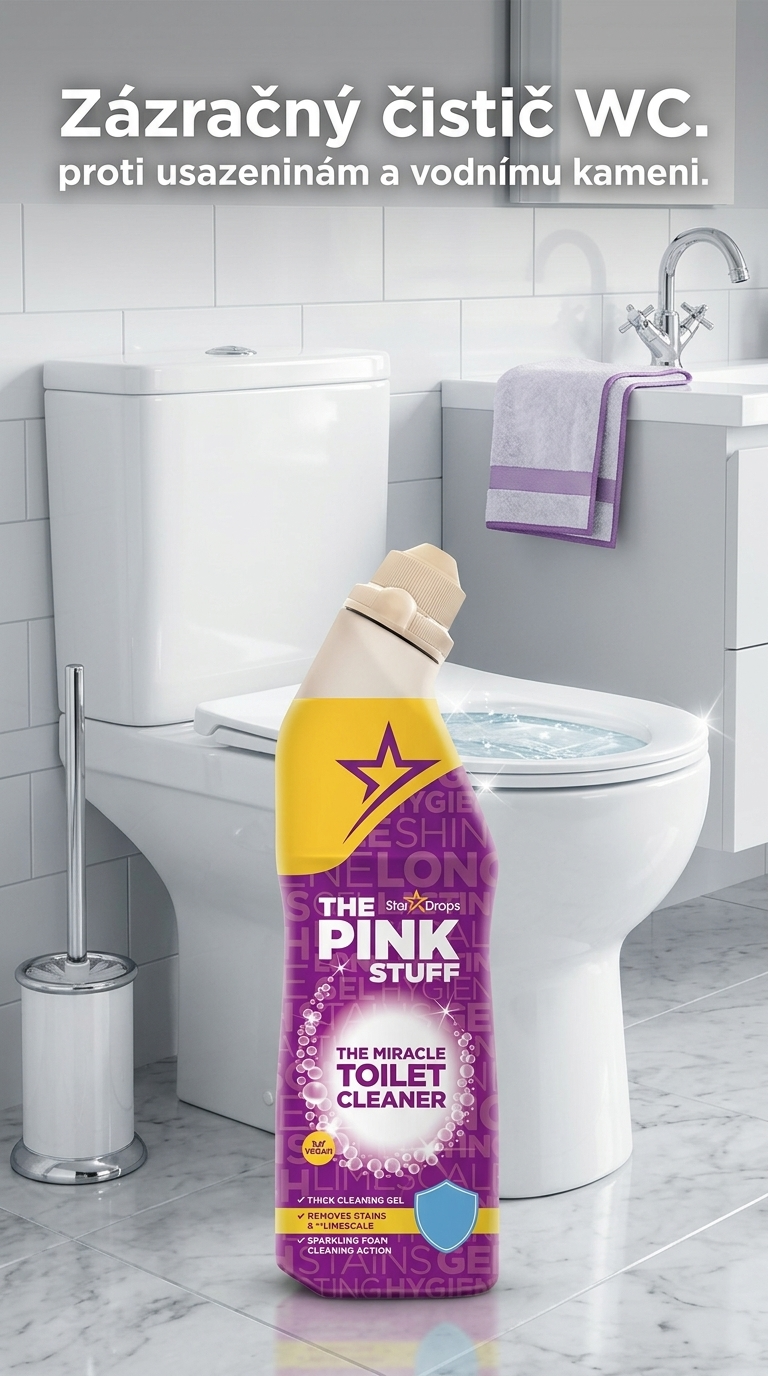 The Pink Stuff čistič WC - lifestyle poster