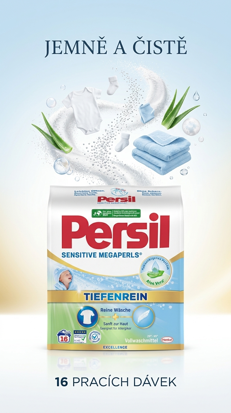 Persil Sensitive Megaperls Aloe Vera - lifestyle poster