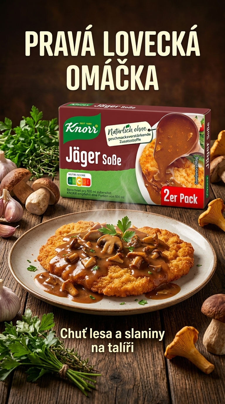Knorr lovecká omáčka - lifestyle poster