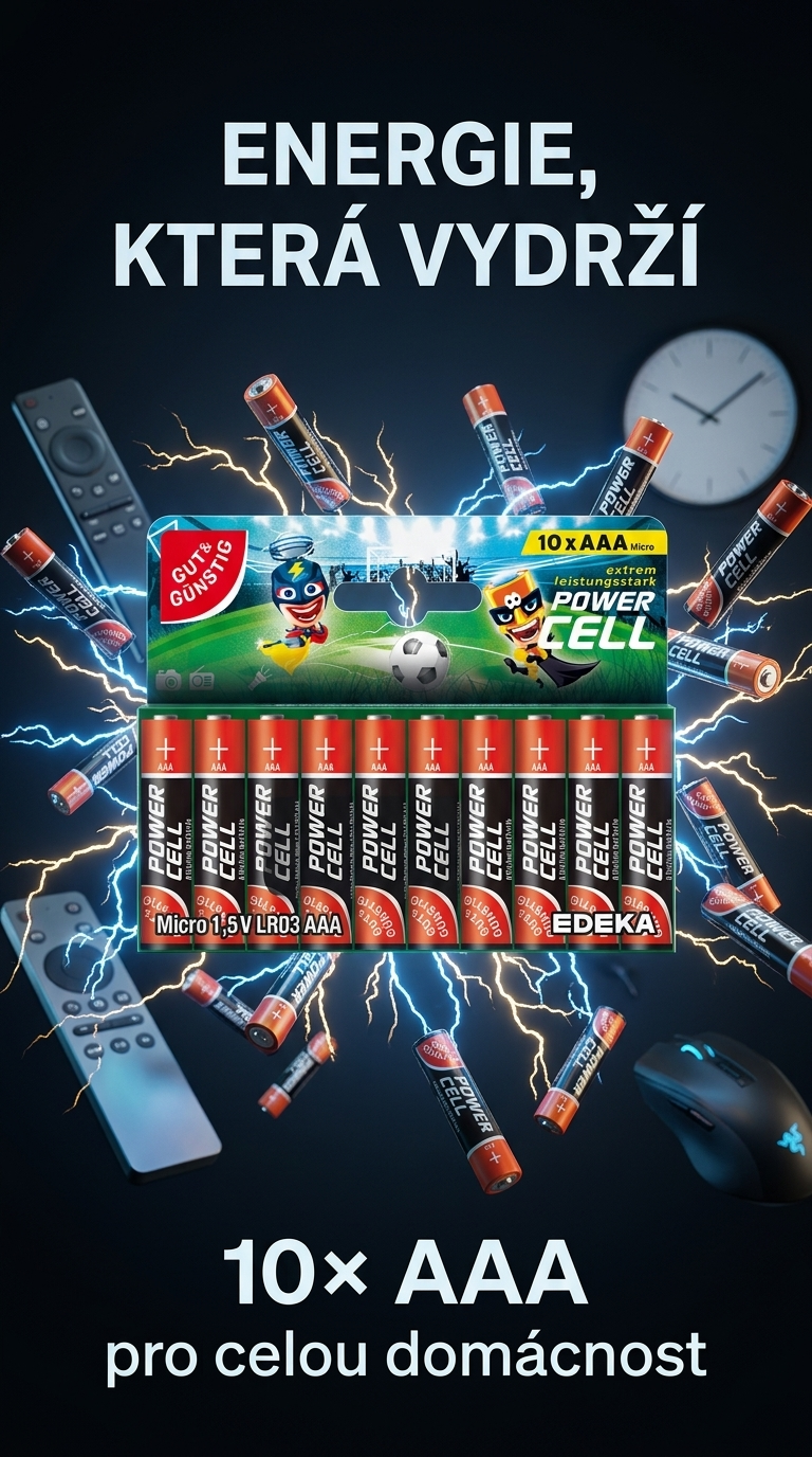 G&G Power Cell AAA - energie, která vydrží