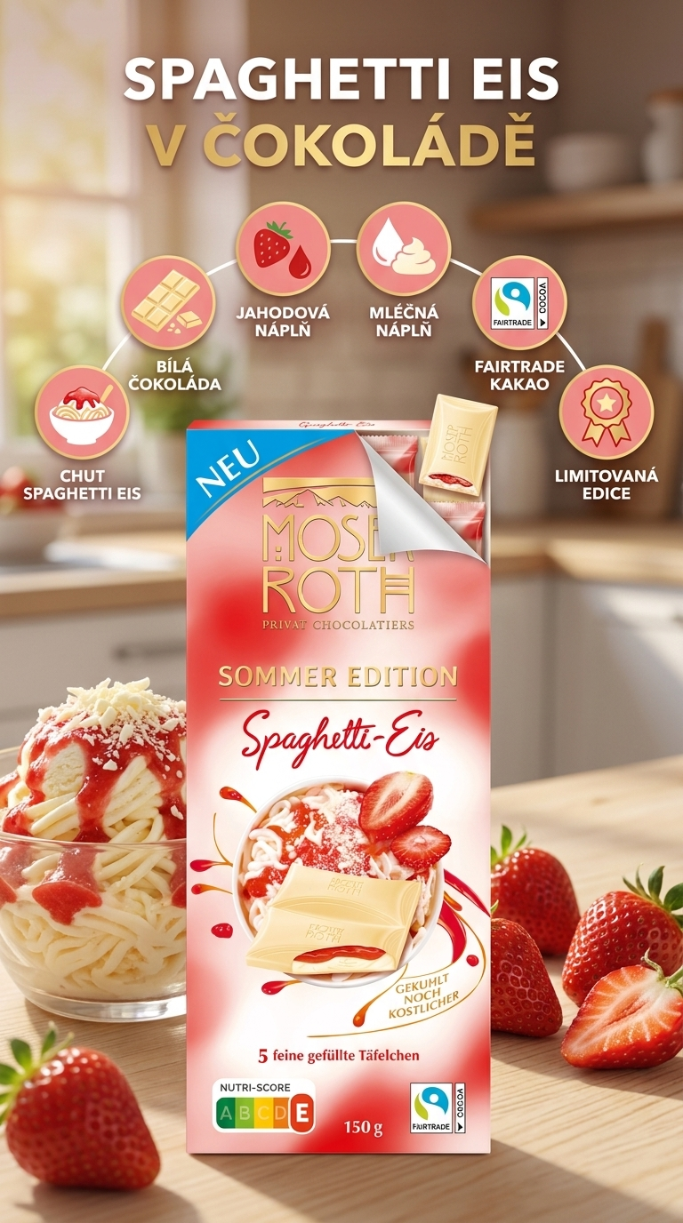 Moser Roth Sommer Edition Spaghetti Eis cokolada - mobilni infografika