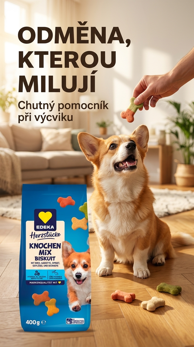 Edeka Herzstücke Knochen Mix Biskuit 400 g - lifestyle poster