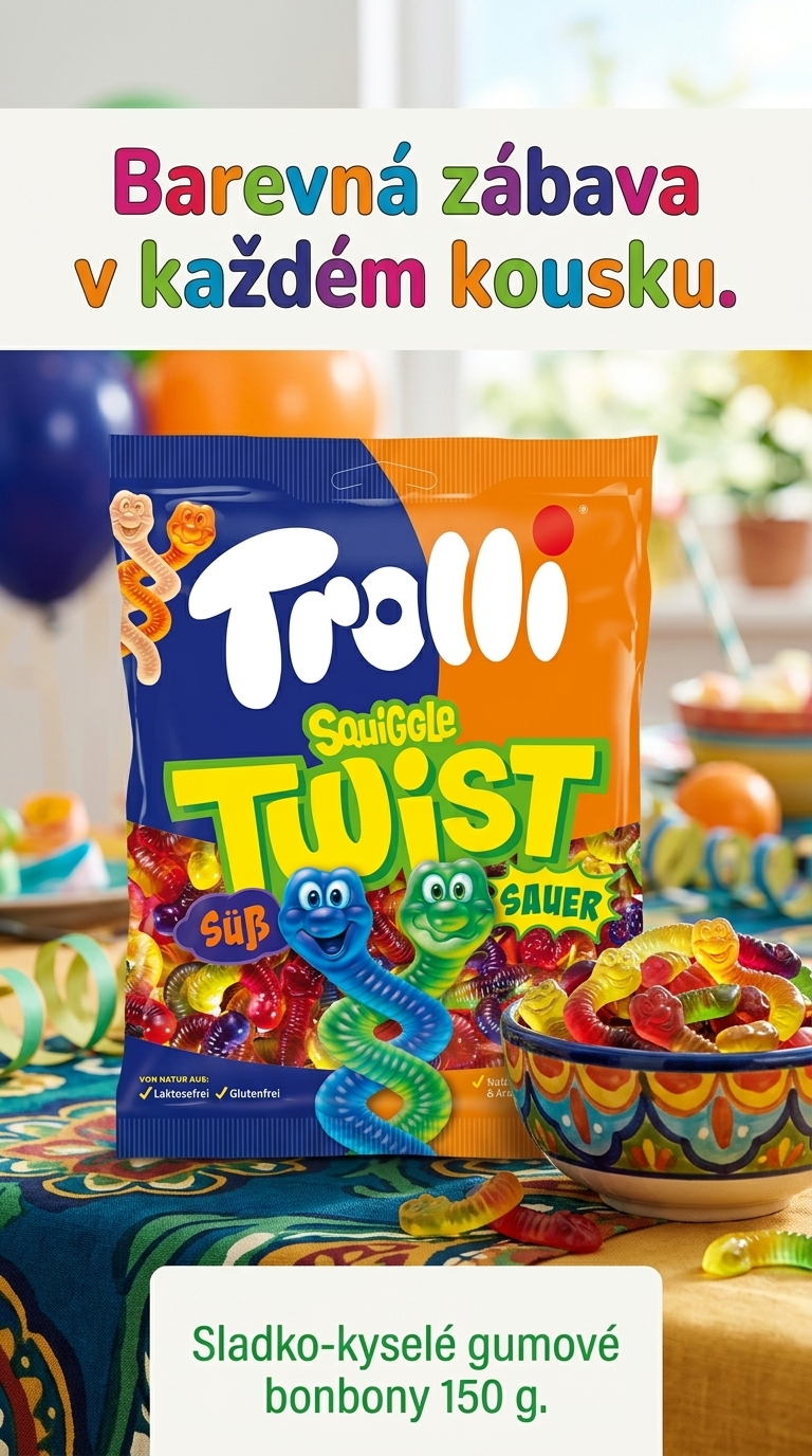 Trolli Squiggle Twist - lifestyle poster