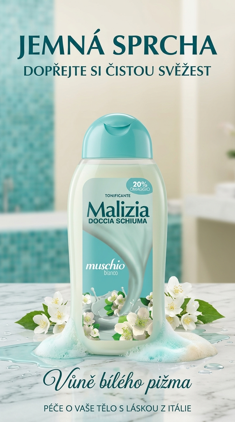 Malizia Muschio Bianco 300 ml - lifestyle poster