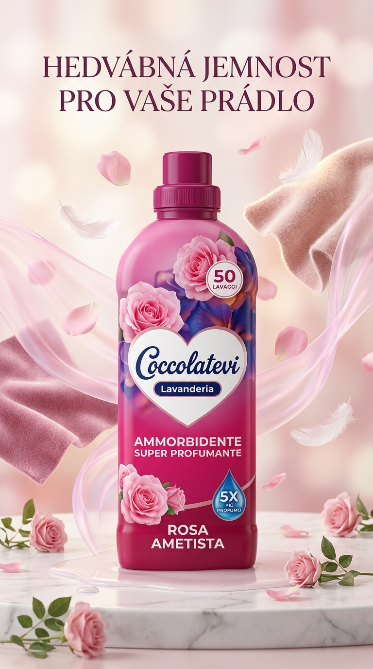 Coccolatevi aviváž Rosa Ametista - hedvábná jemnost prádla