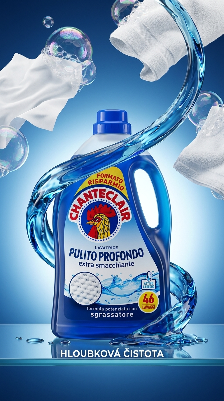 Chante Pulito Profondo prací gel na bílé prádlo - hloubková čistota
