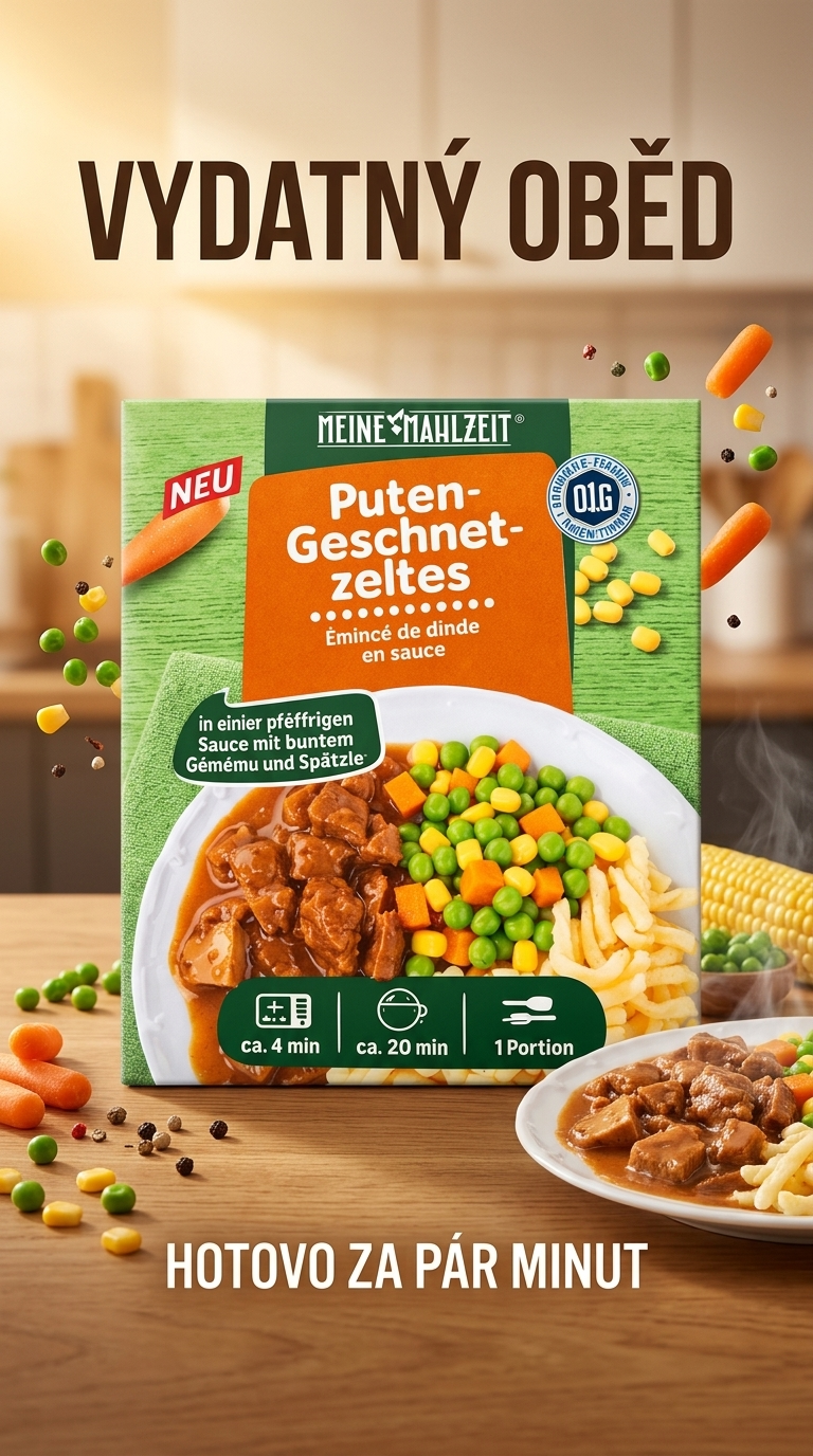 Meine Mahlzeit plátky krocana - rychlý oběd