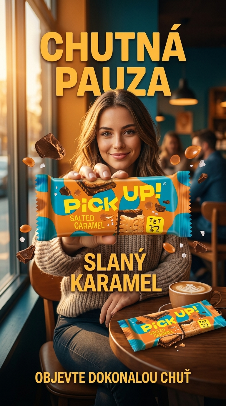 PiCK UP! Slaný karamel - lifestyle poster
