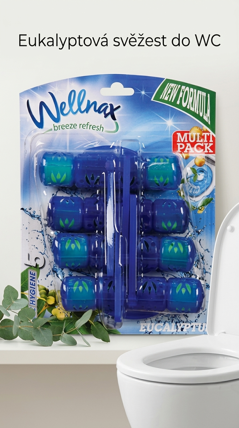 Wellnax Eukalyptus WC závěsky - lifestyle poster