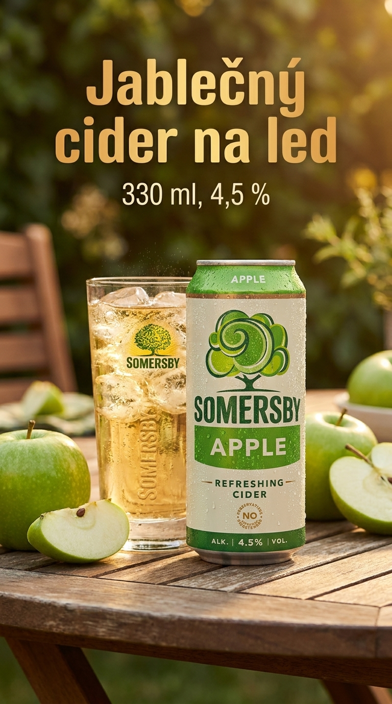 Somersby Apple jablečný cider - lifestyle poster