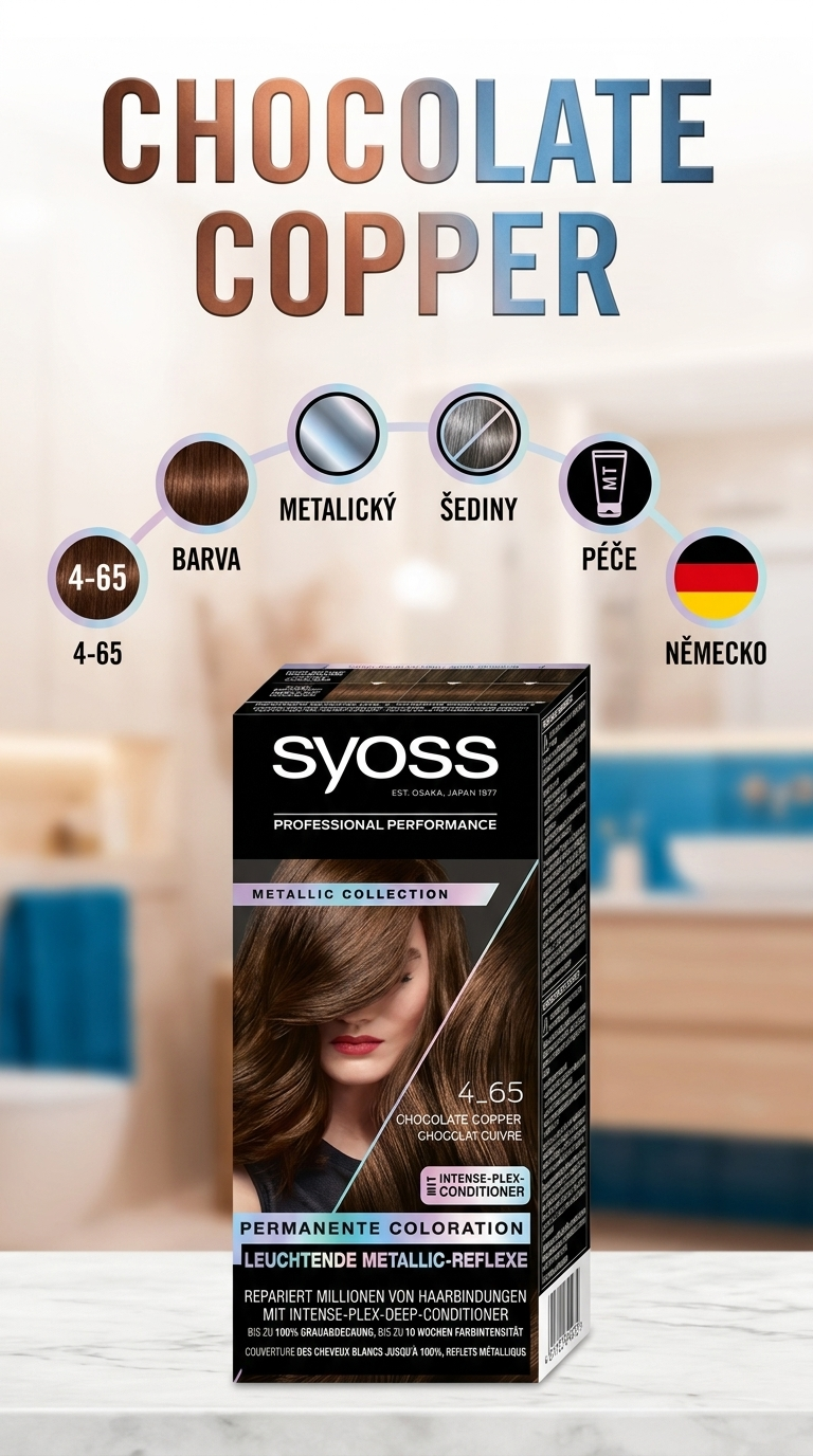 Syoss 4-65 Chocolate Copper - mobilní infografika