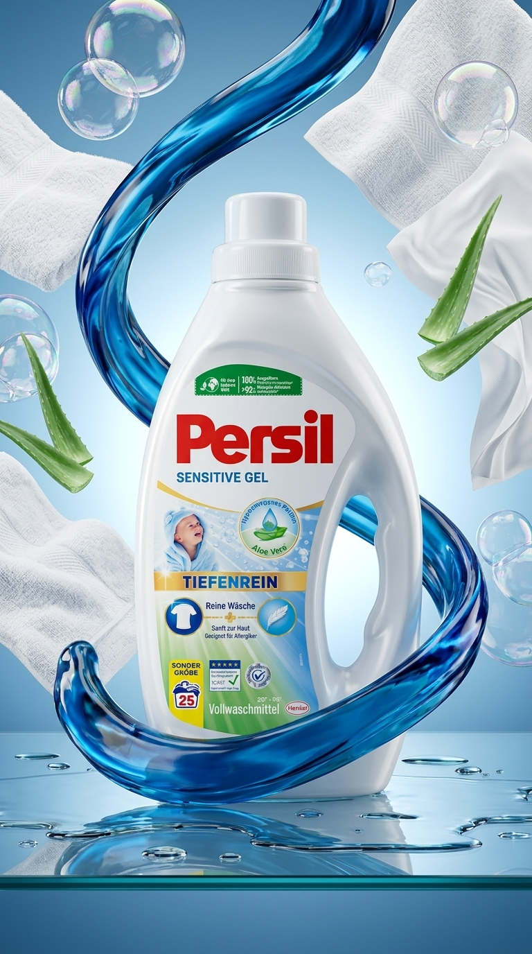 Persil Sensitive Gel - lifestyle poster