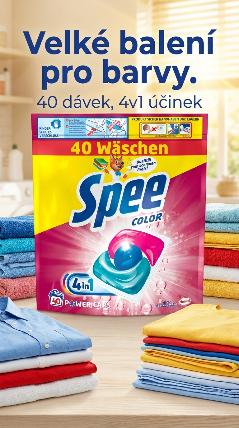 Spee Power Caps Color 40 dávek - lifestyle poster
