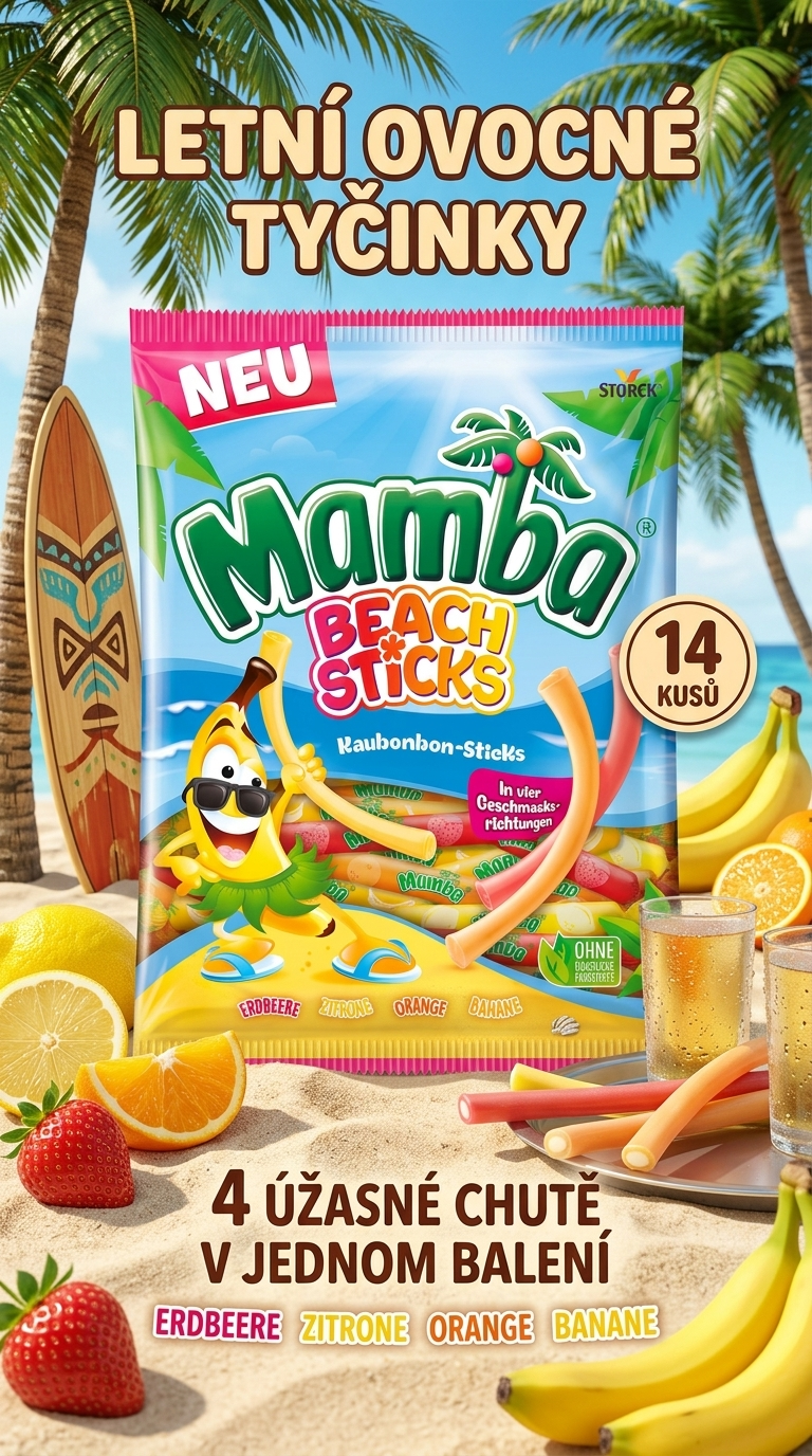 Mamba Beach Sticks 14 ks - lifestyle poster