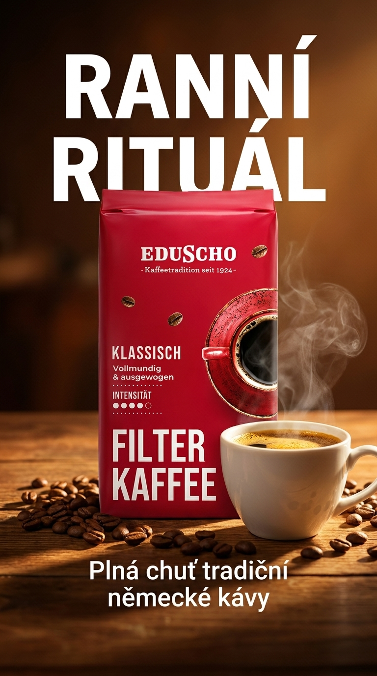 Eduscho Nr. 1 mletá káva - ranní rituál