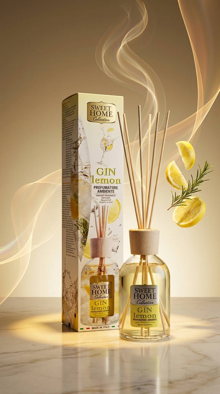 Sweet Home Collection Gin Lemon aroma difuzér - lifestyle poster