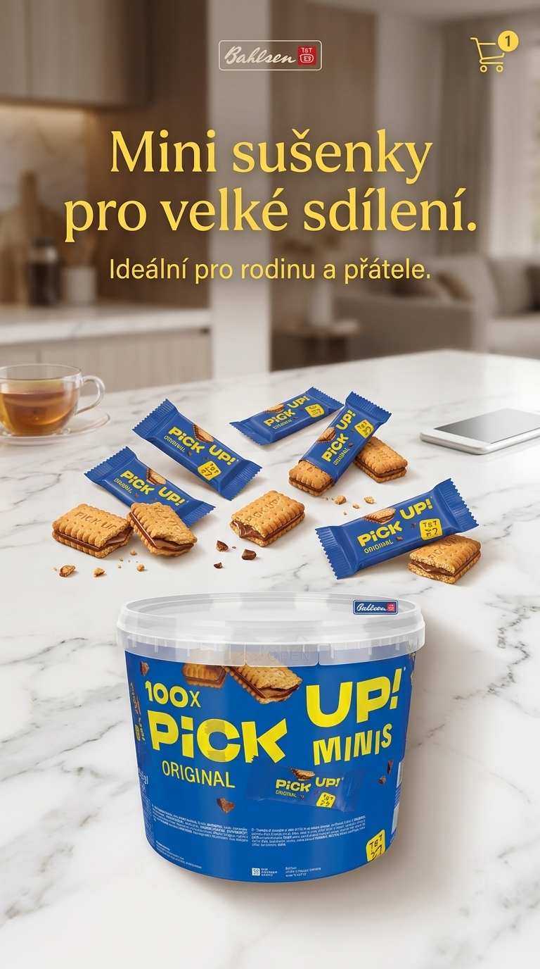 PiCK UP! Minis Original XXL kyblík - lifestyle poster
