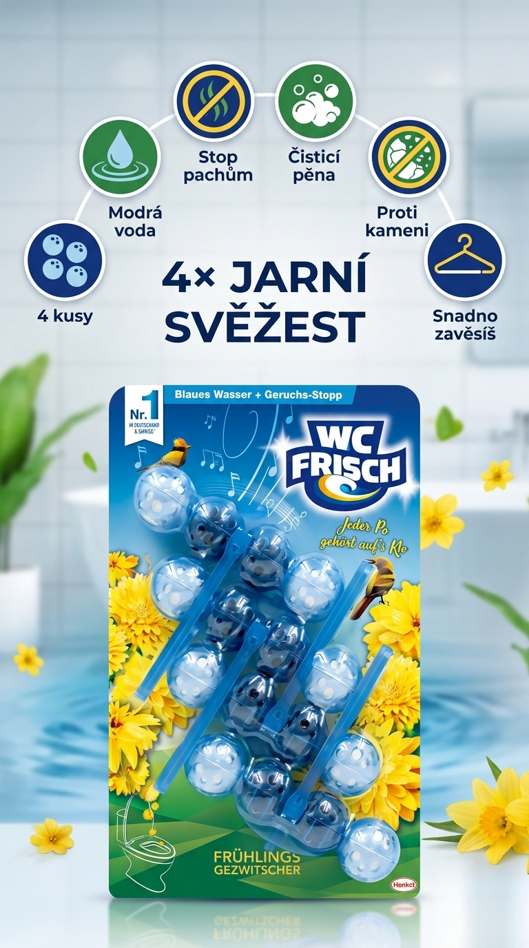 WC Frisch Jarní zpěv 4pack - mobilní infografika