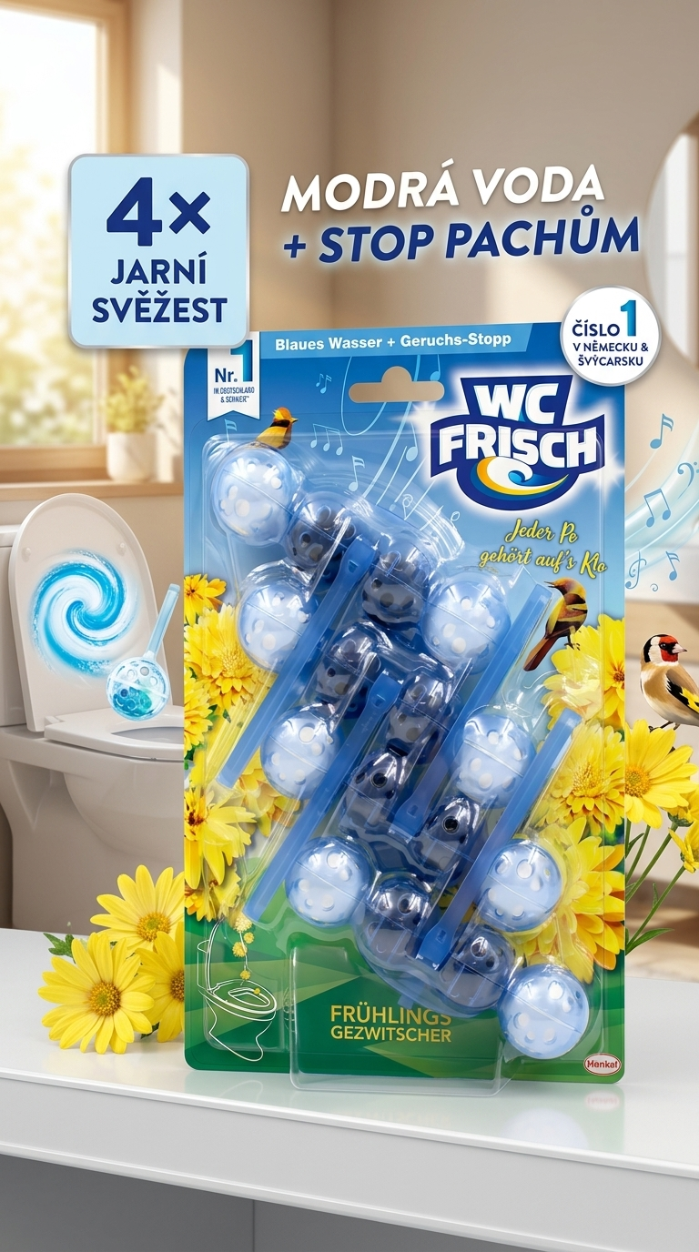 WC Frisch Jarní zpěv 4pack - lifestyle poster