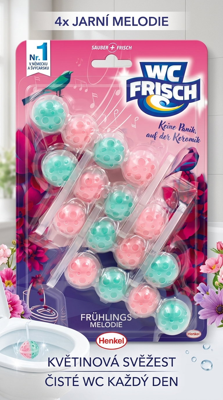 WC Frisch Jarní melodie 4pack - lifestyle poster