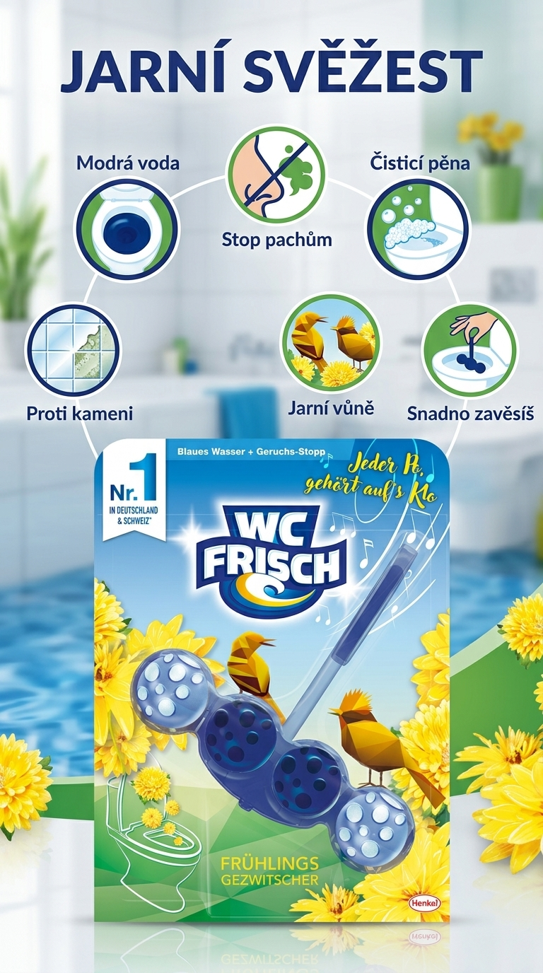 WC Frisch Jarní zpěv - mobilní infografika