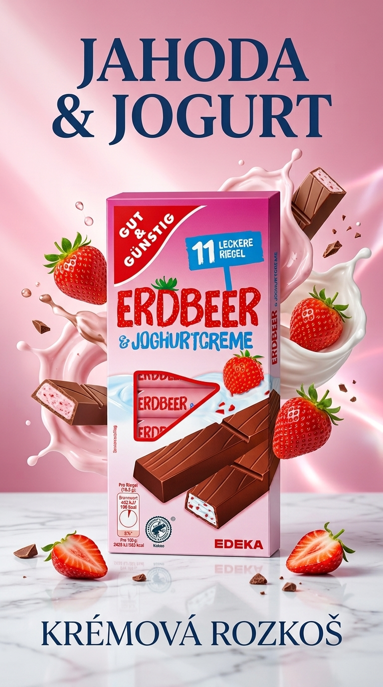 G&G Erdbeer & Joghurtcreme - lifestyle poster