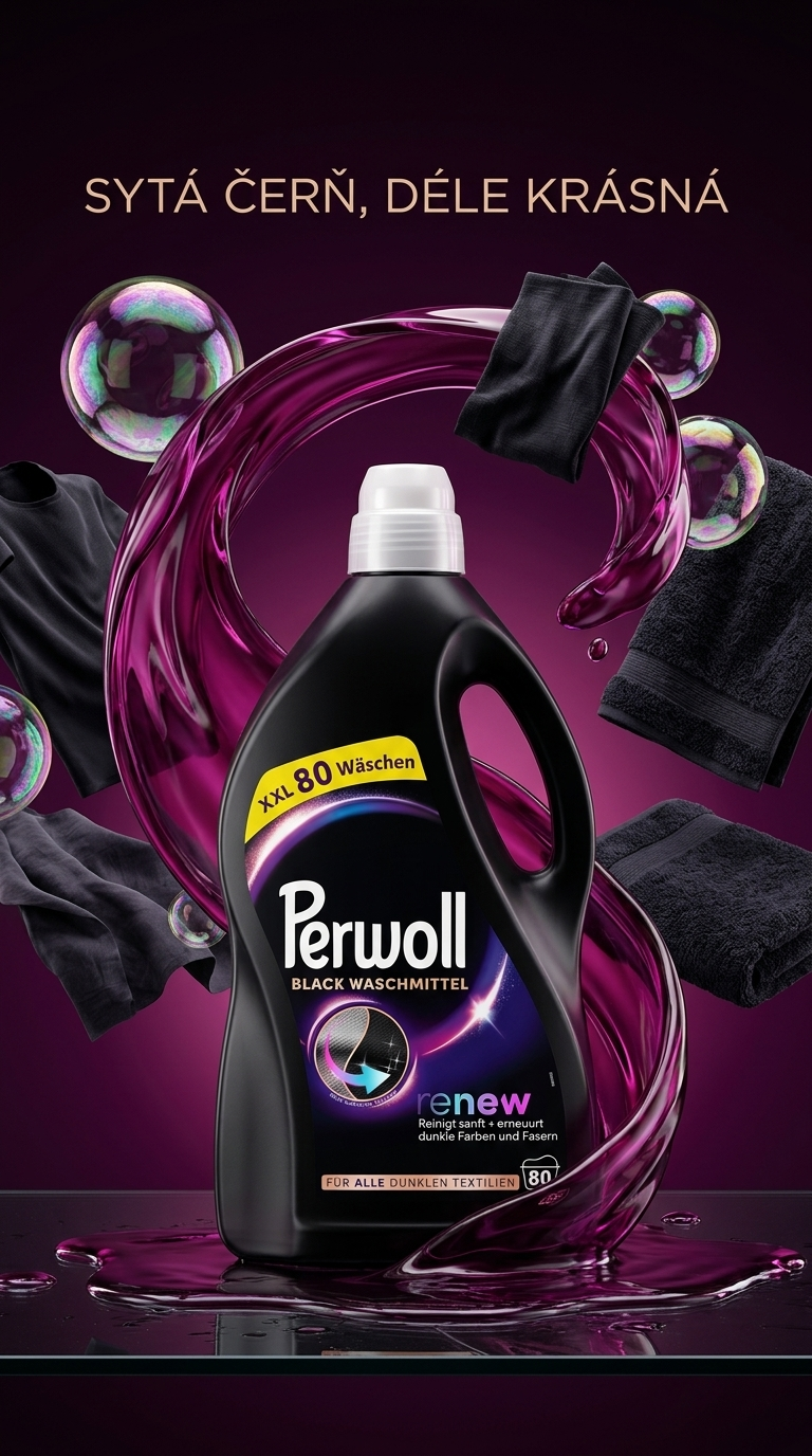 Perwoll Renew Black - lifestyle poster