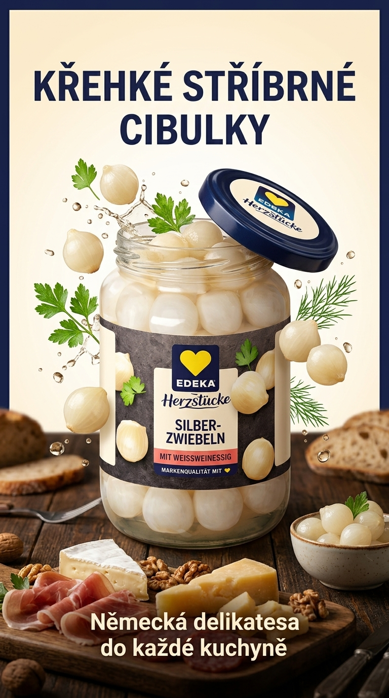 EDEKA stříbrné cibulky - lifestyle poster
