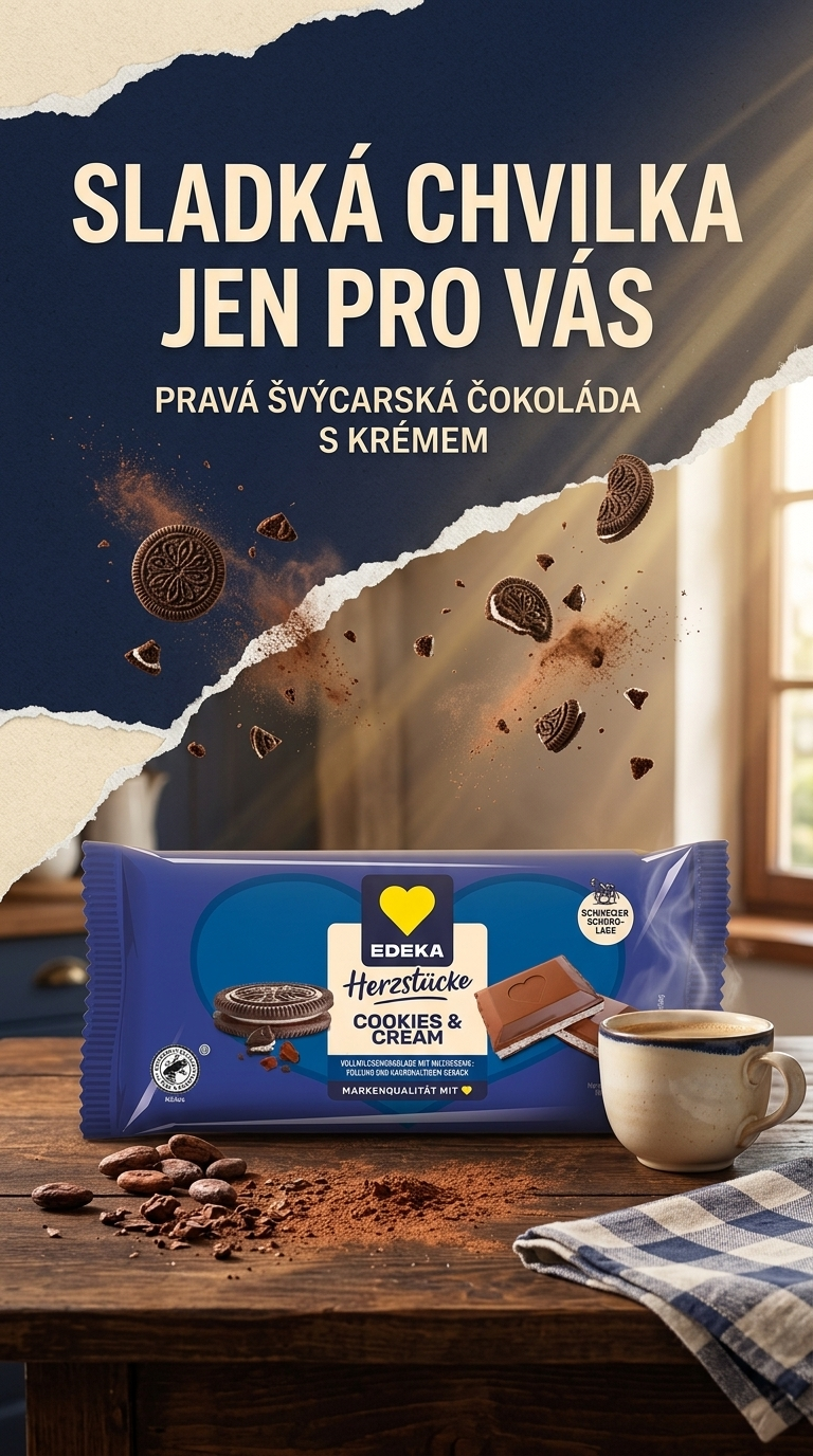 EDEKA Herzstücke Cookies & Cream - lifestyle poster