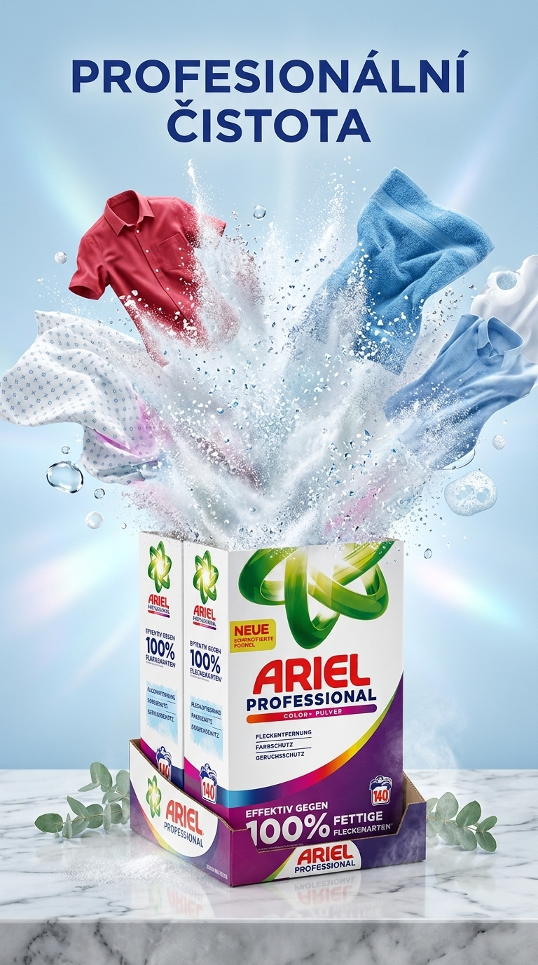 Ariel Professional prací prášek - lifestyle poster