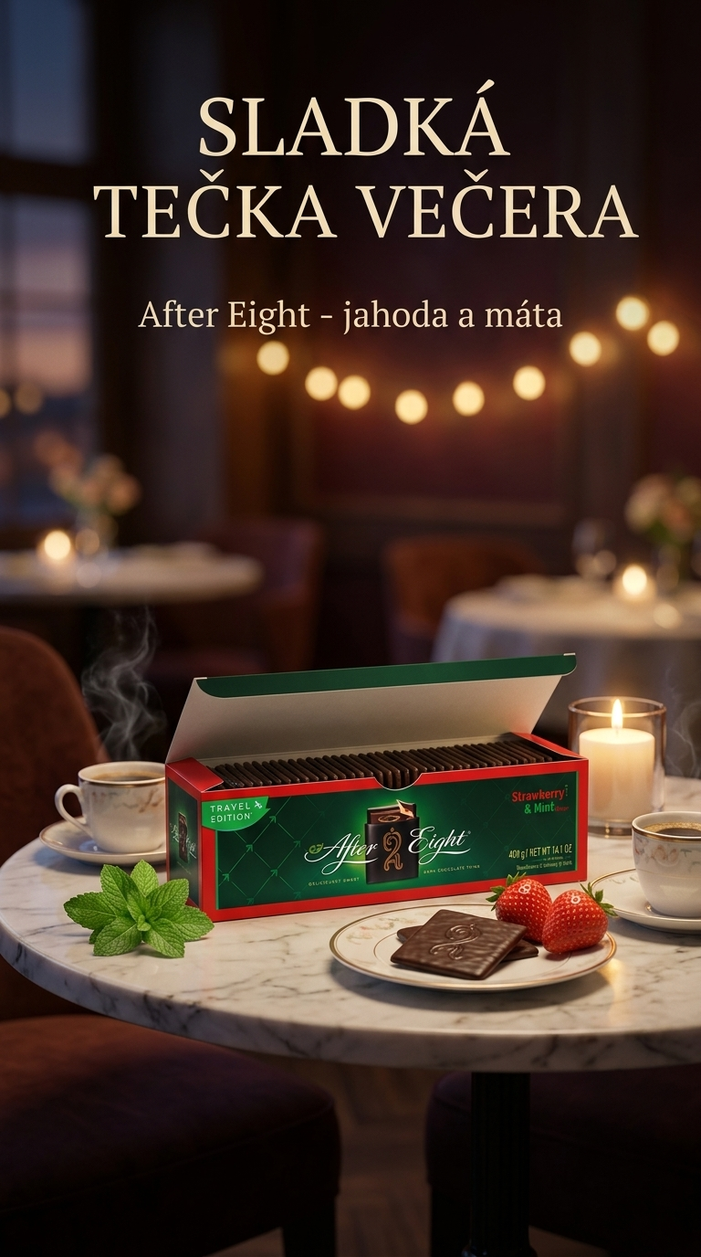 After Eight Jahoda a Máta 400 g - lifestyle poster