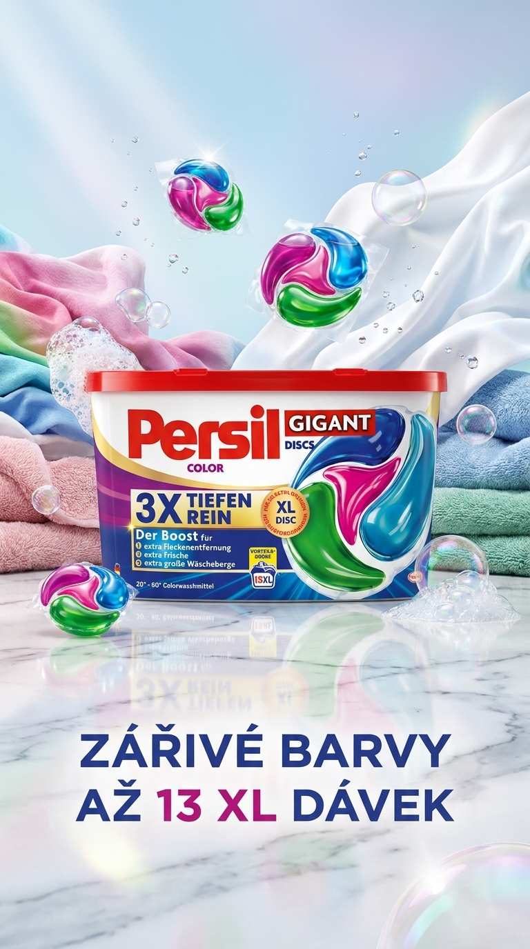 Persil Color Gigant Discs 3x Tiefenrein - lifestyle poster