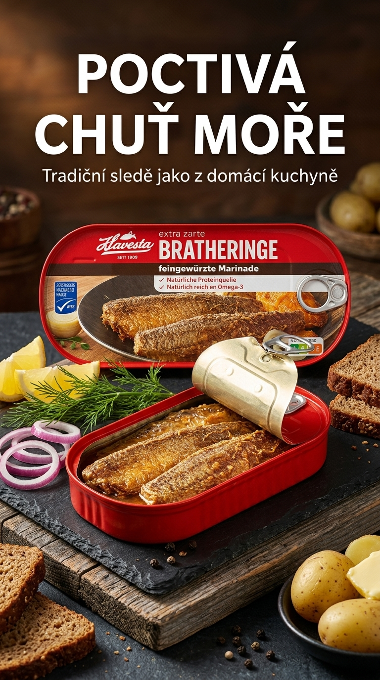 Hawesta sleďové filety - lifestyle poster