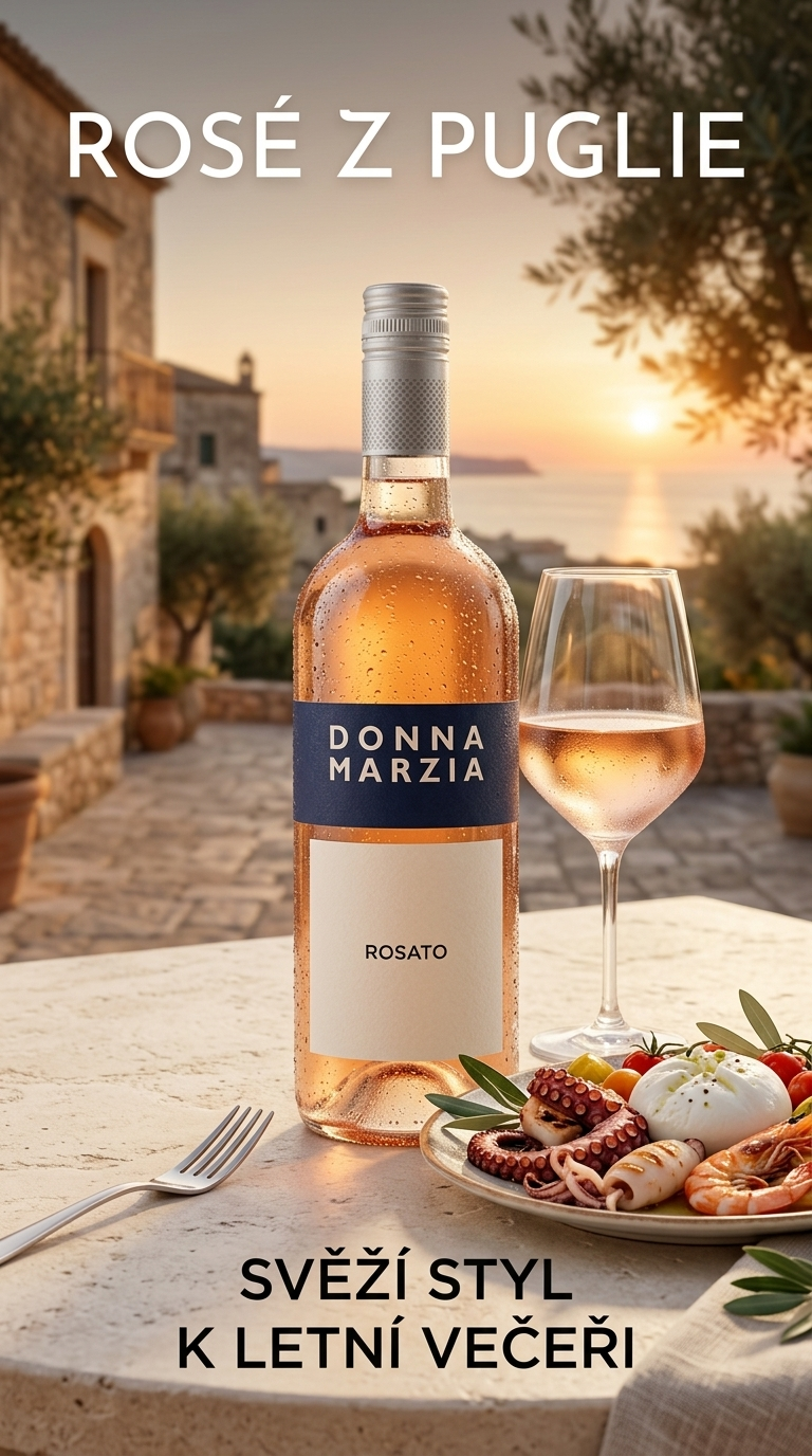 Donna Marzia Rosé - lifestyle poster