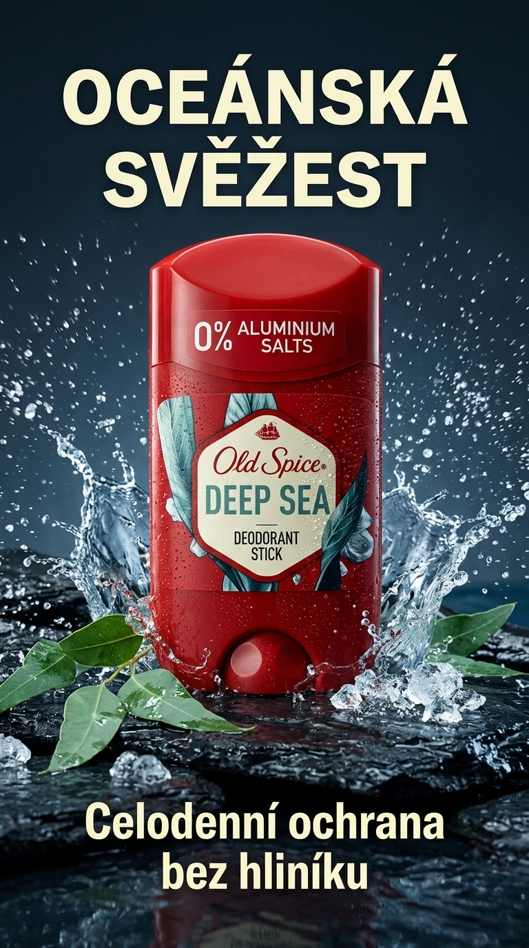 Old Spice Deep Sea deodorant - lifestyle poster