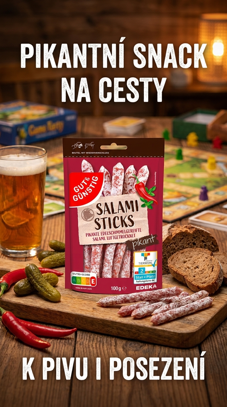 G&G Salami Sticks pikantní - lifestyle poster
