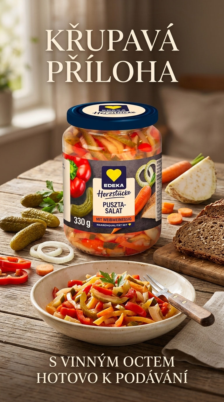 EDEKA Herzstücke Puszta salát - lifestyle poster