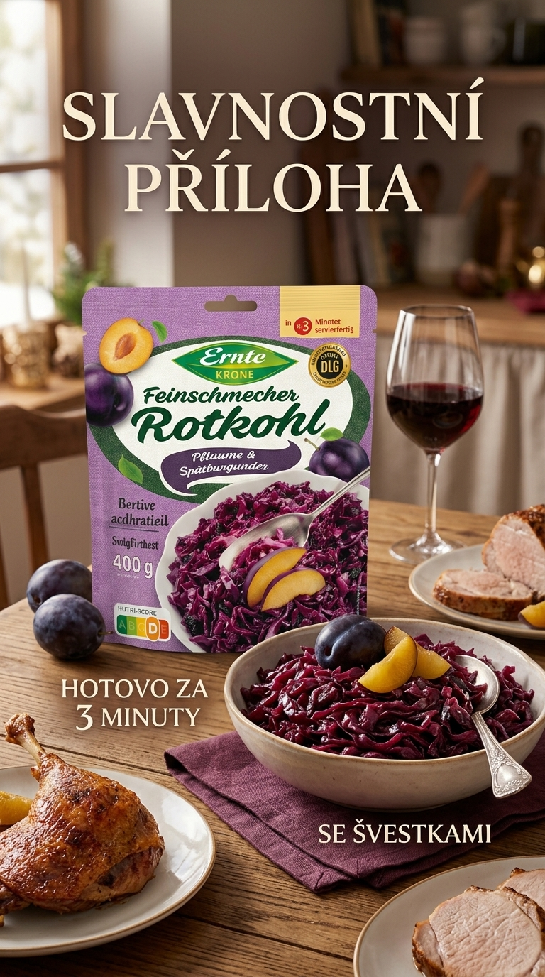 Erntekrone Feinschmecker červené zelí se švestkami - lifestyle poster
