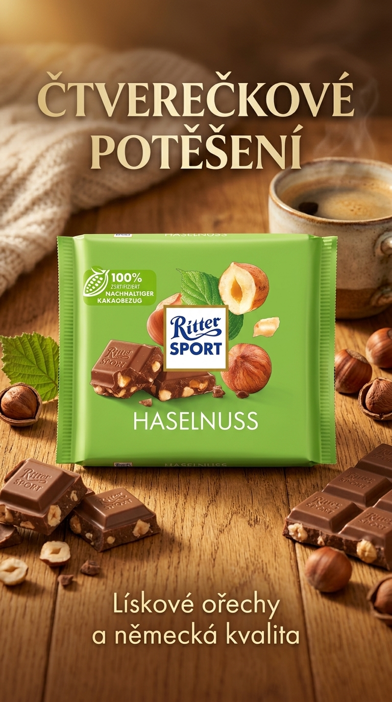 Ritter Sport Haselnuss 100 g - lifestyle poster