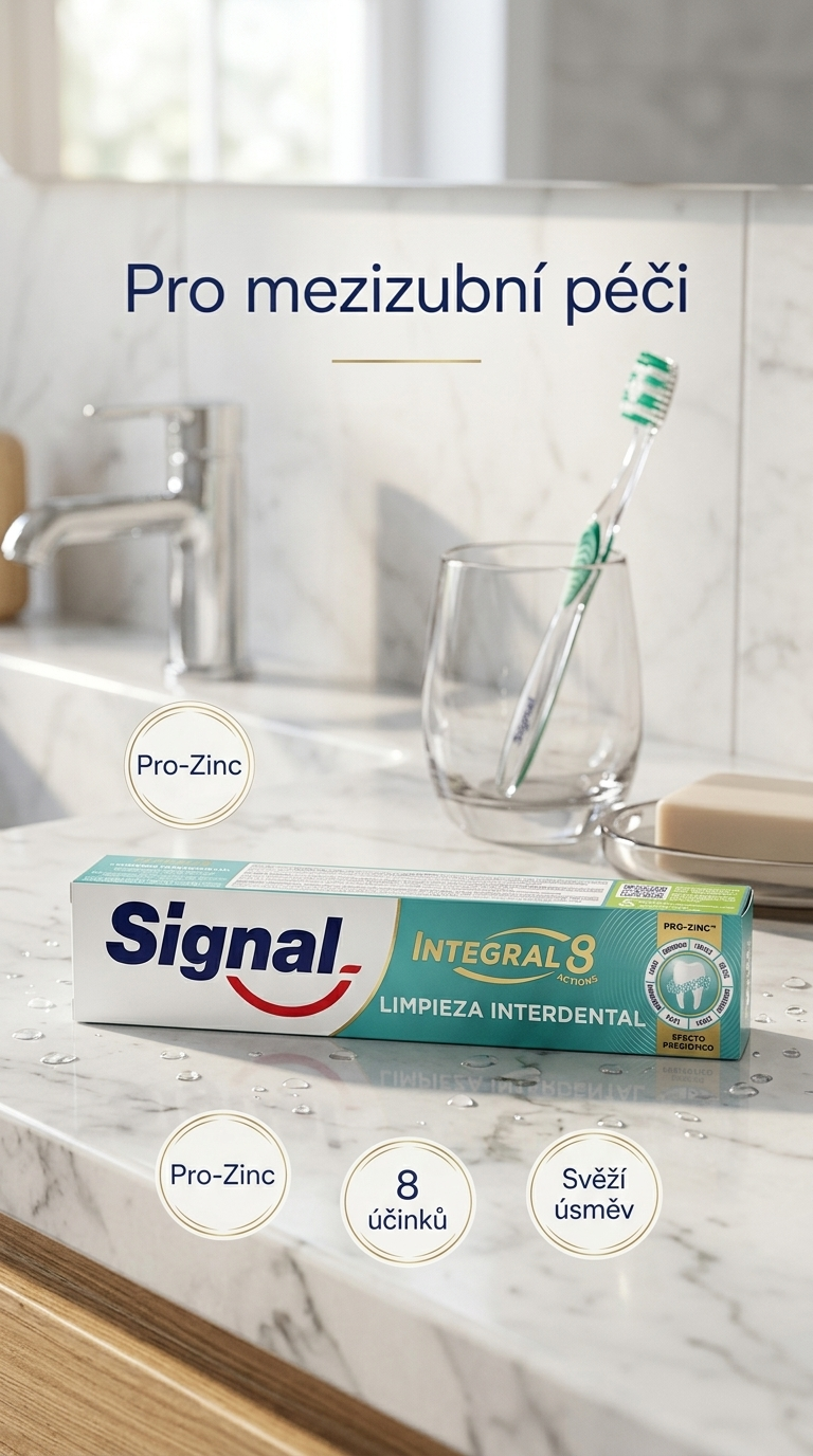 Signal Integral 8 Interdental Pro Zinc - lifestyle poster