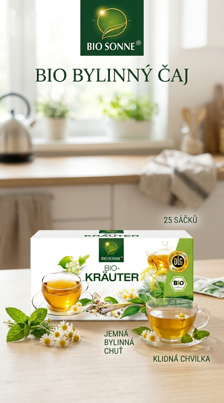 Bio Sonne BIO bylinný čaj 25 ks, 50 g - lifestyle poster
