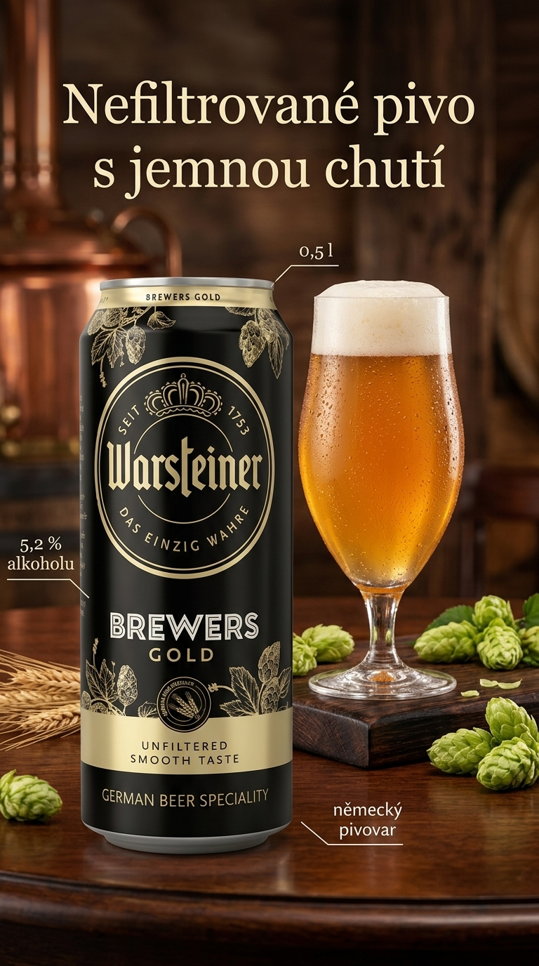 Warsteiner Brewers Gold - lifestyle poster