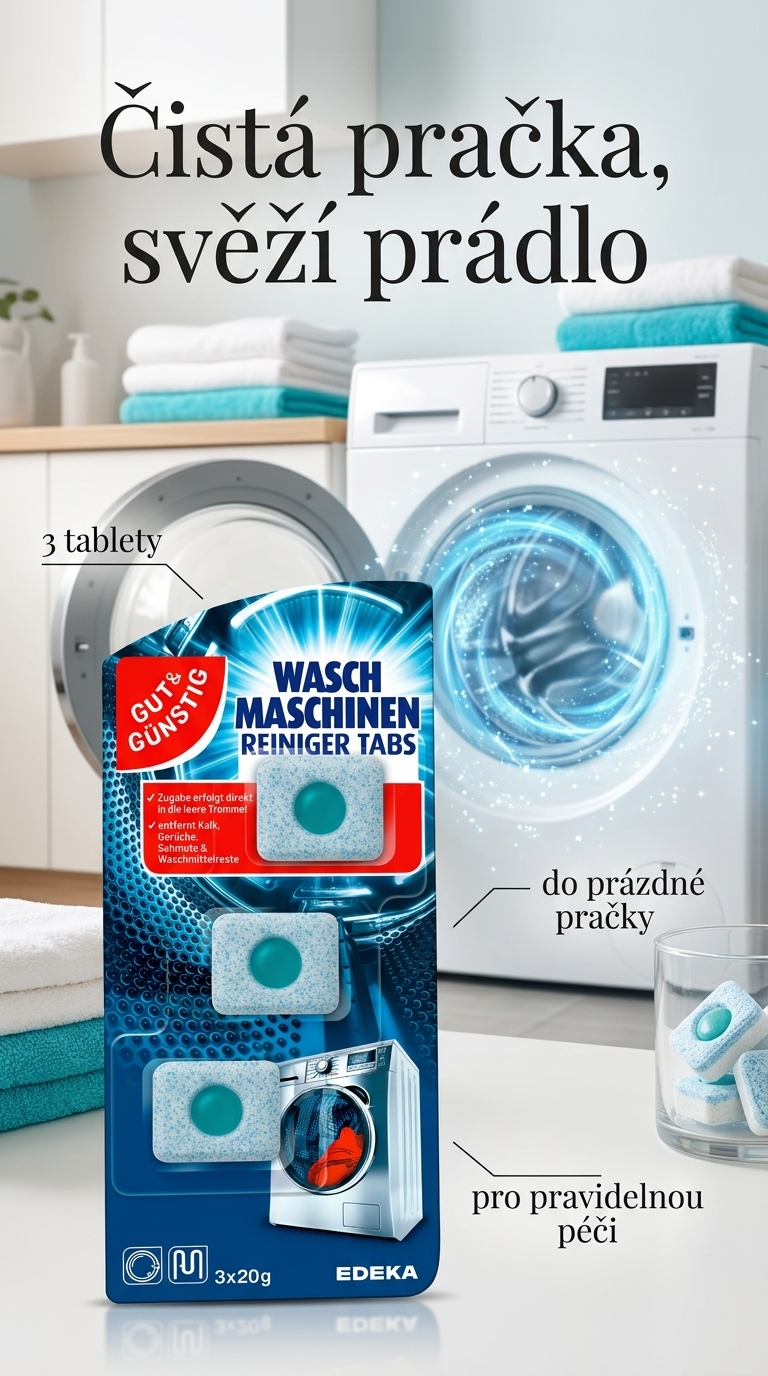 G&G kapsle na čištění pračky - lifestyle poster